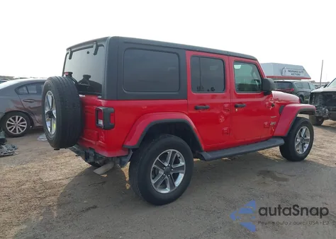 2021 Jeep Wrangler Unlimited Sahara 4X4 from USA, damaged, VIN 1C4HJXEN3MW645824